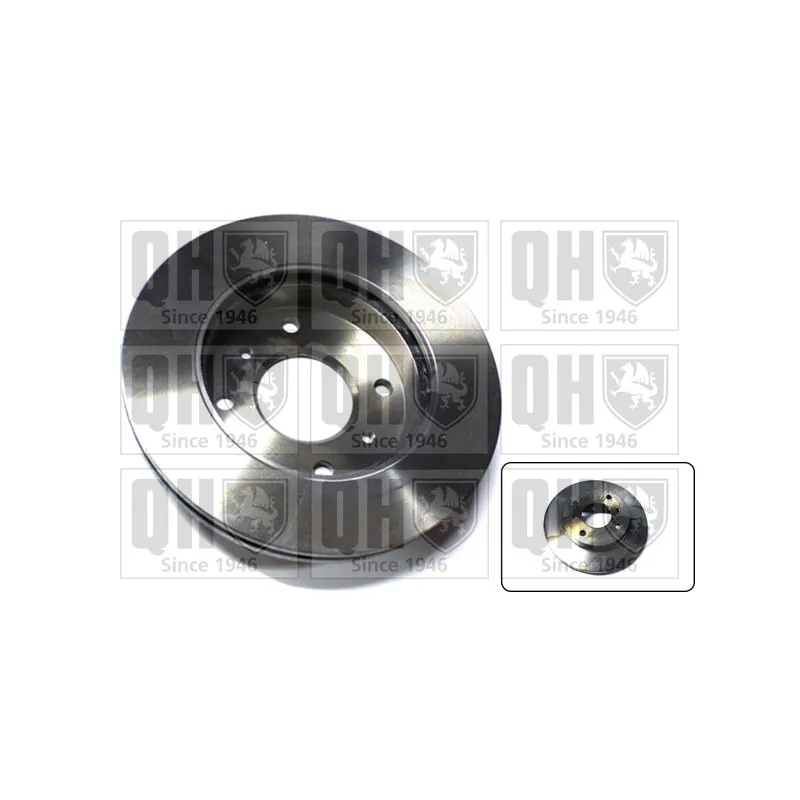 Jeu de 2 disques de frein avant QUINTON HAZELL BDC3812