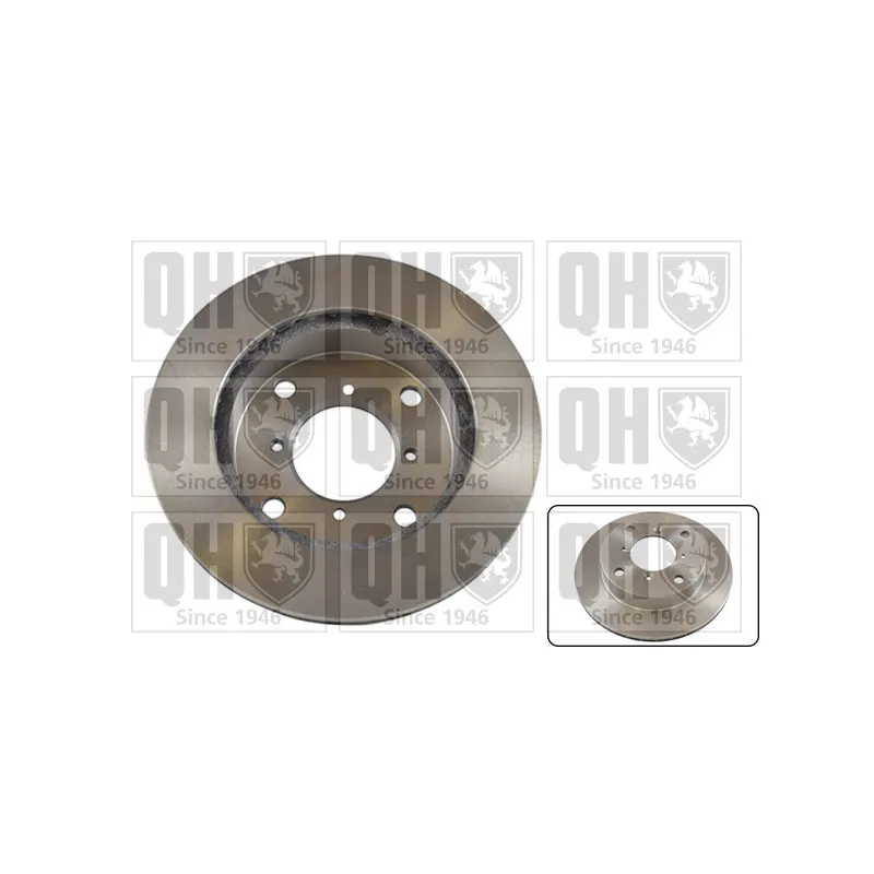Jeu de 2 disques de frein avant QUINTON HAZELL BDC3816