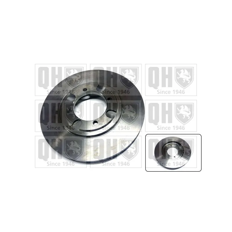 Jeu de 2 disques de frein avant QUINTON HAZELL BDC3818
