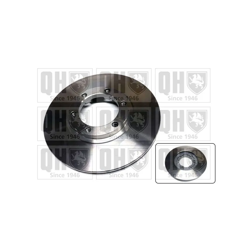 Jeu de 2 disques de frein avant QUINTON HAZELL BDC3828
