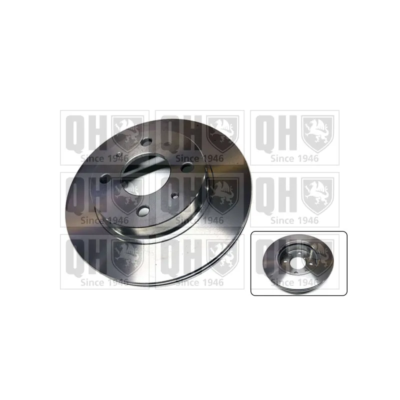 Jeu de 2 disques de frein avant QUINTON HAZELL BDC3833