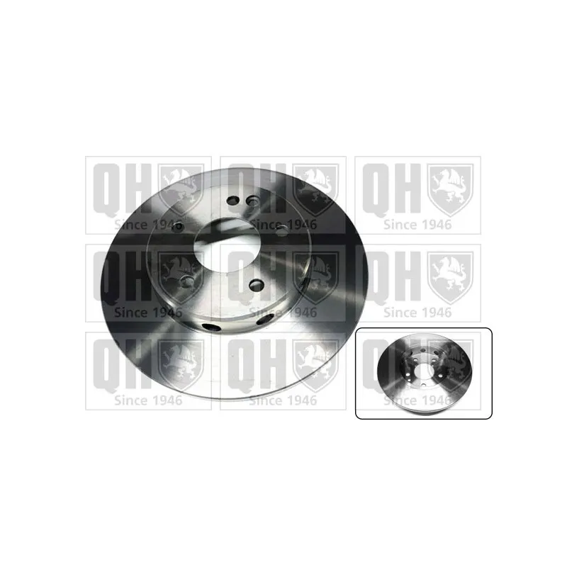 Jeu de 2 disques de frein avant QUINTON HAZELL BDC3838