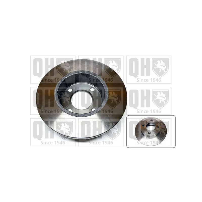 Jeu de 2 disques de frein avant QUINTON HAZELL BDC3907
