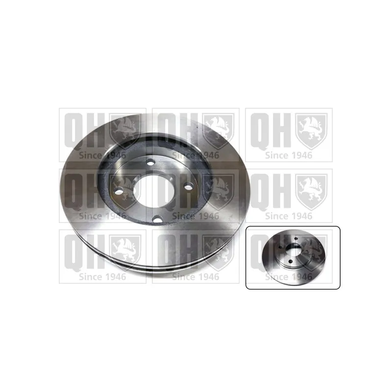 Jeu de 2 disques de frein avant QUINTON HAZELL BDC3909