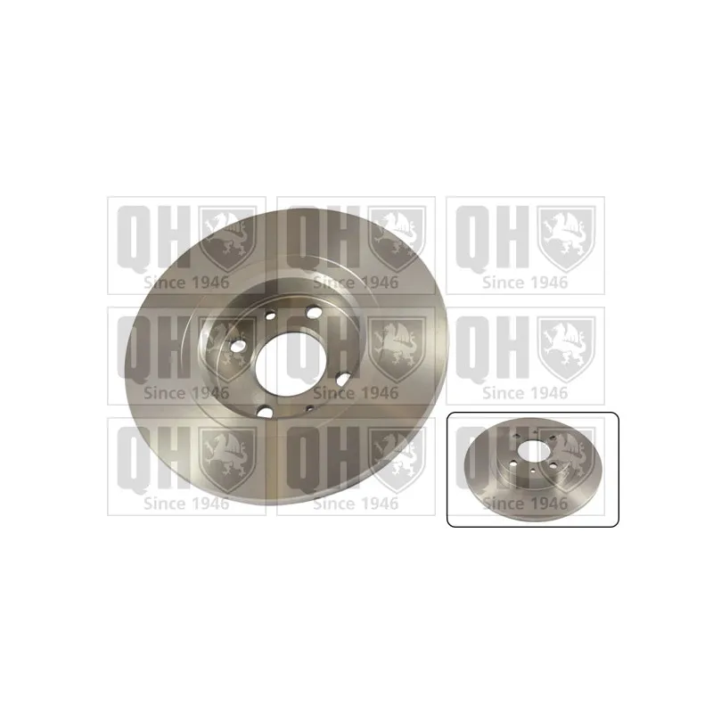 Jeu de 2 disques de frein avant QUINTON HAZELL BDC3911