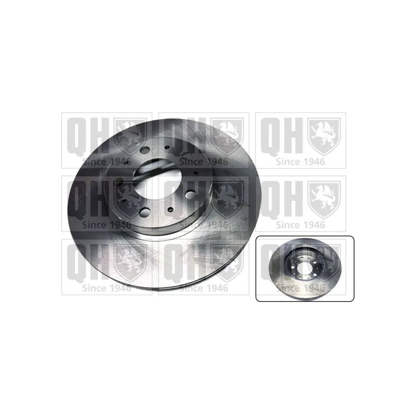 Jeu de 2 disques de frein avant QUINTON HAZELL BDC3912