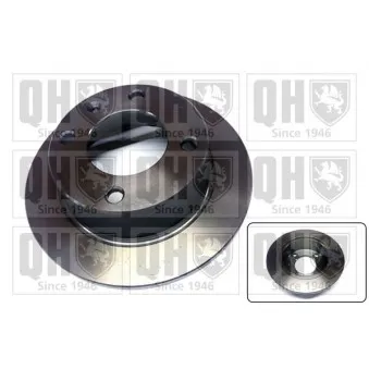 Jeu de 2 disques de frein arrière QUINTON HAZELL BDC3919