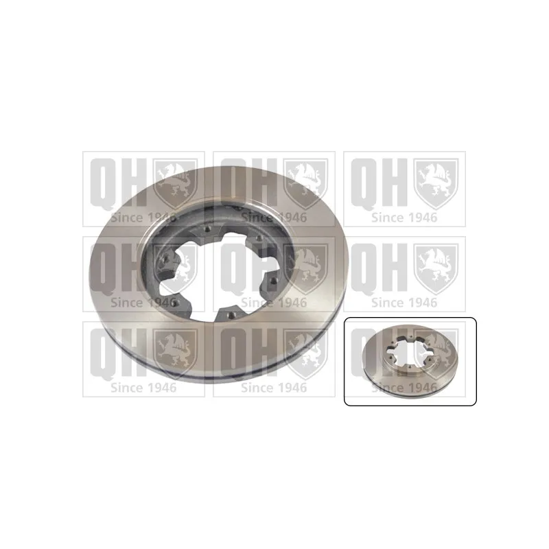 Jeu de 2 disques de frein avant QUINTON HAZELL BDC3921
