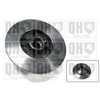 Jeu de 2 disques de frein avant QUINTON HAZELL BDC3924