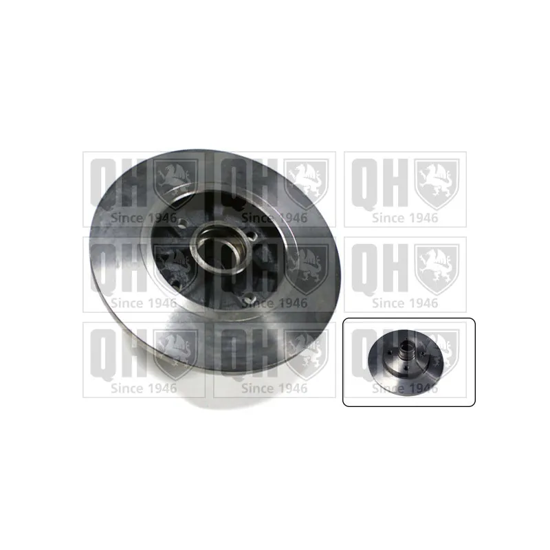 Jeu de 2 disques de frein avant QUINTON HAZELL BDC3924