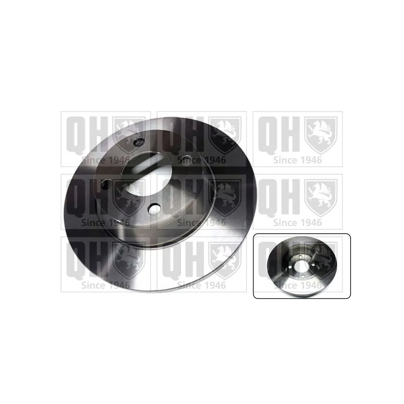 Jeu de 2 disques de frein avant QUINTON HAZELL BDC3934