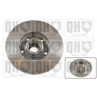 Jeu de 2 disques de frein arrière QUINTON HAZELL BDC3937
