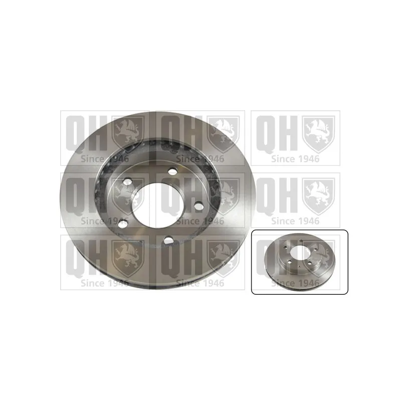 Jeu de 2 disques de frein avant QUINTON HAZELL BDC3951