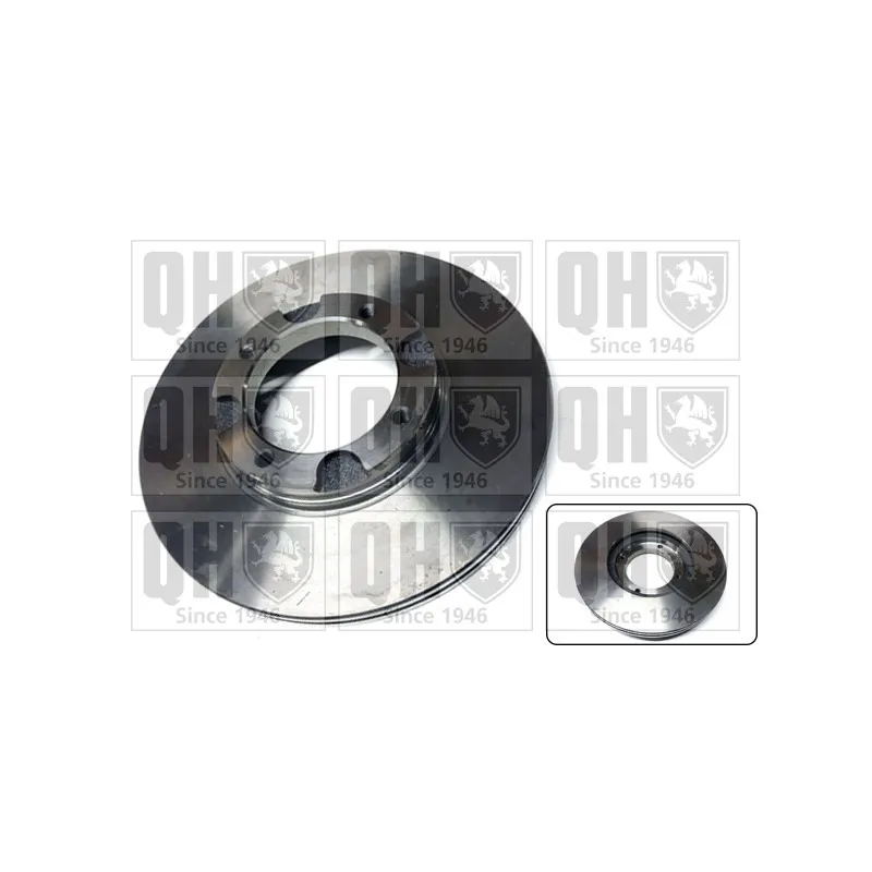 Jeu de 2 disques de frein avant QUINTON HAZELL BDC4183