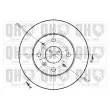 Jeu de 2 disques de frein avant QUINTON HAZELL BDC4224 - Visuel 2