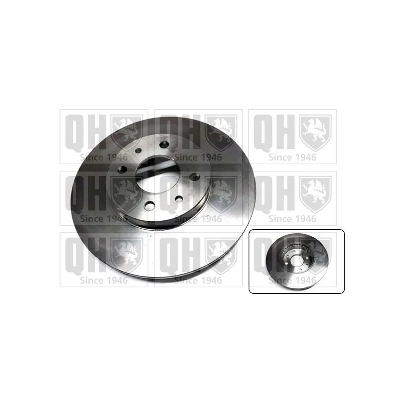 Jeu de 2 disques de frein avant QUINTON HAZELL BDC4338