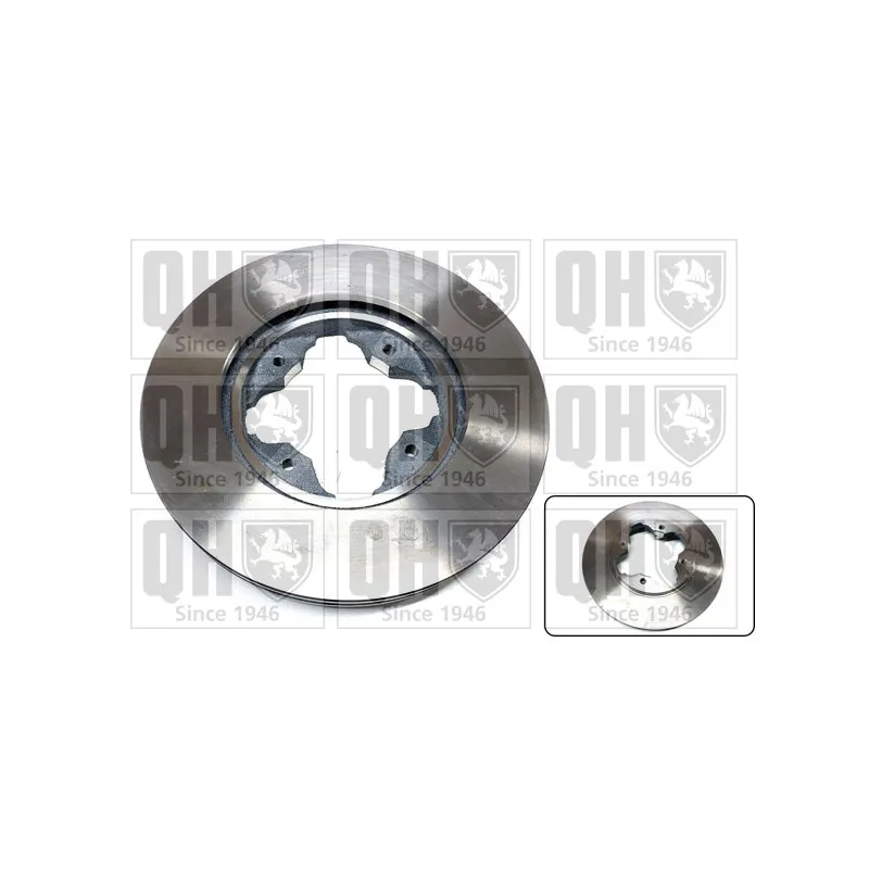 Jeu de 2 disques de frein avant QUINTON HAZELL BDC4357