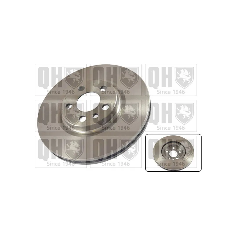 Jeu de 2 disques de frein avant QUINTON HAZELL BDC4360