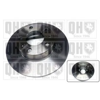Jeu de 2 disques de frein avant QUINTON HAZELL BDC4363