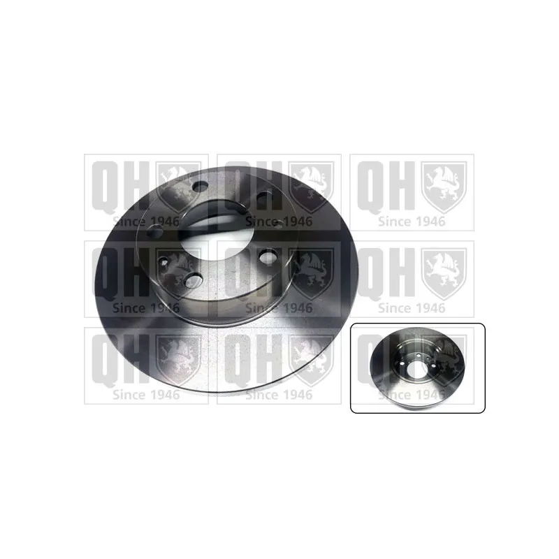 Jeu de 2 disques de frein avant QUINTON HAZELL BDC4363