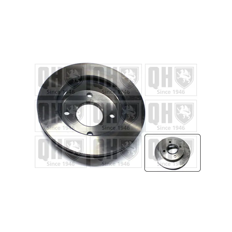Jeu de 2 disques de frein avant QUINTON HAZELL BDC4365
