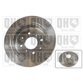 Jeu de 2 disques de frein arrière QUINTON HAZELL BDC4369