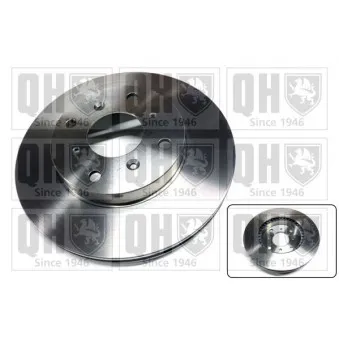 Jeu de 2 disques de frein avant QUINTON HAZELL BDC4373
