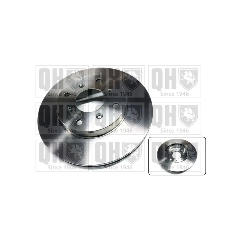 Jeu de 2 disques de frein avant QUINTON HAZELL BDC4373