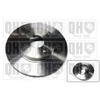 Jeu de 2 disques de frein avant QUINTON HAZELL BDC4386