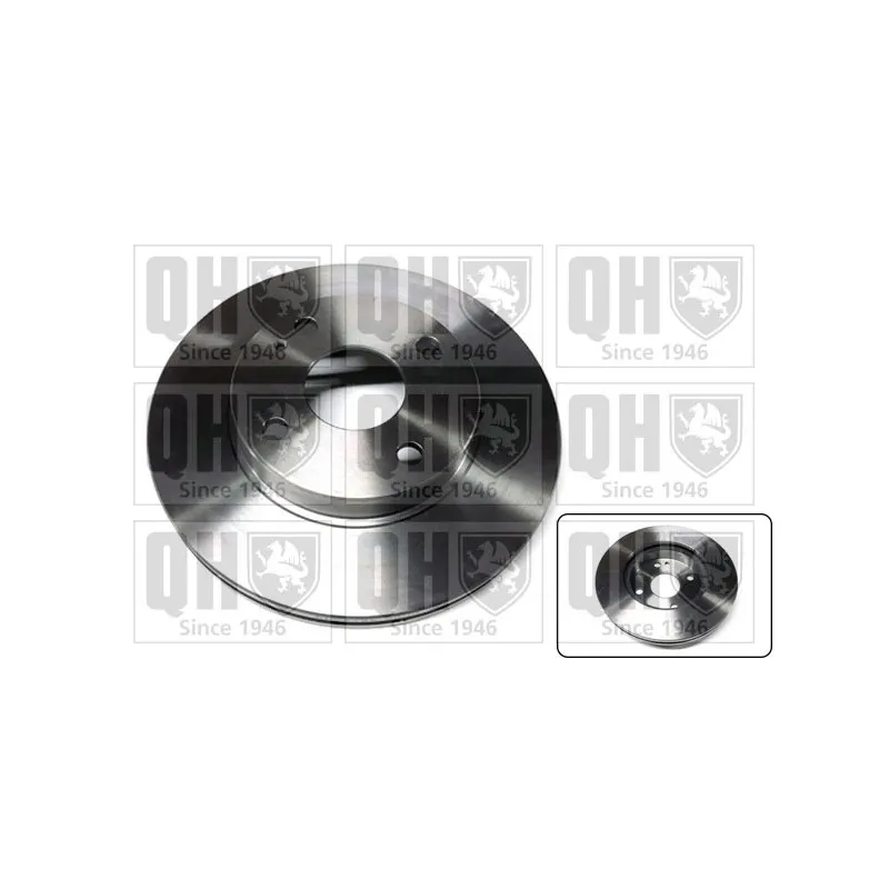 Jeu de 2 disques de frein avant QUINTON HAZELL BDC4386