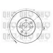 Jeu de 2 disques de frein arrière QUINTON HAZELL BDC4401 - Visuel 2