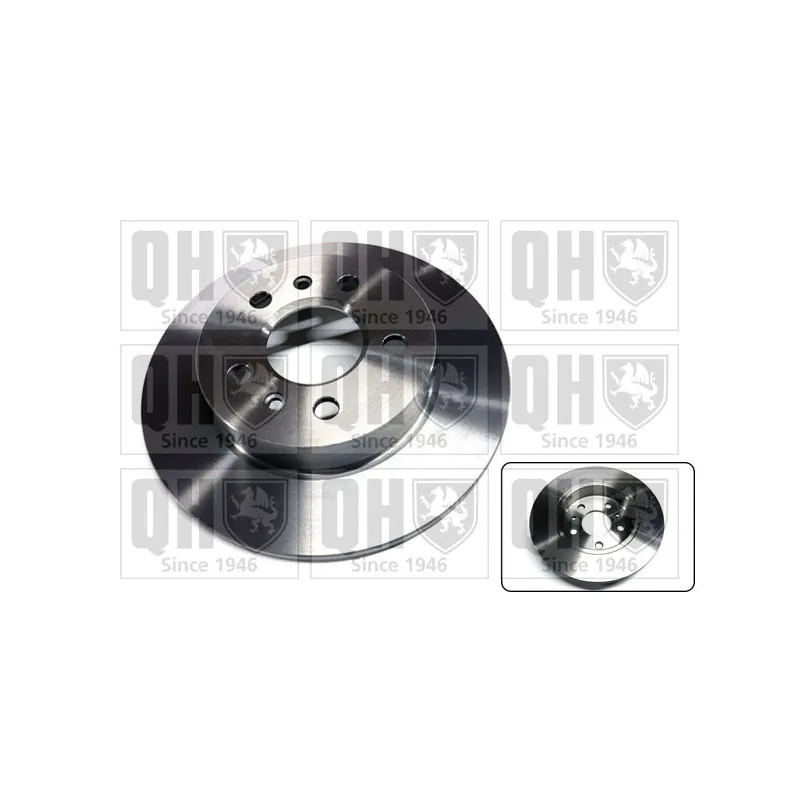 Jeu de 2 disques de frein arrière QUINTON HAZELL BDC4405