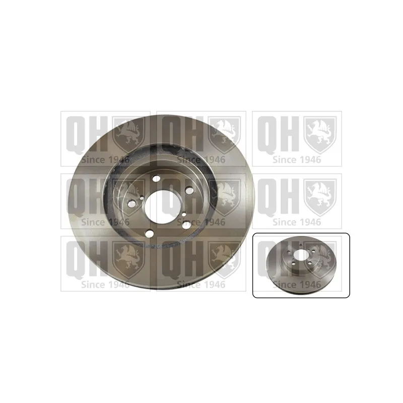 Jeu de 2 disques de frein avant QUINTON HAZELL BDC4413