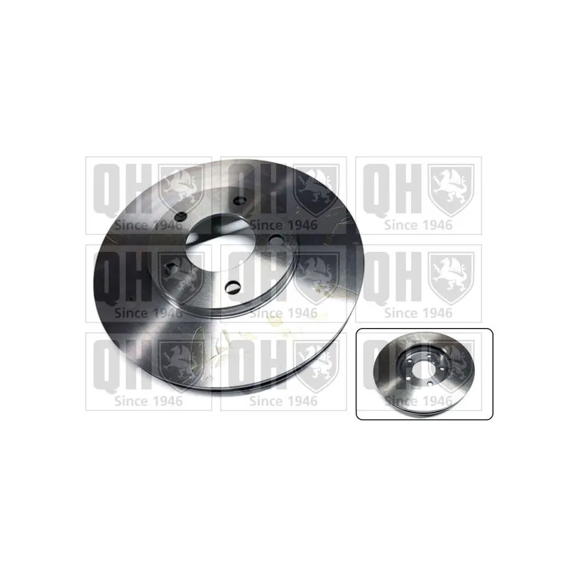 Jeu de 2 disques de frein avant QUINTON HAZELL BDC4414