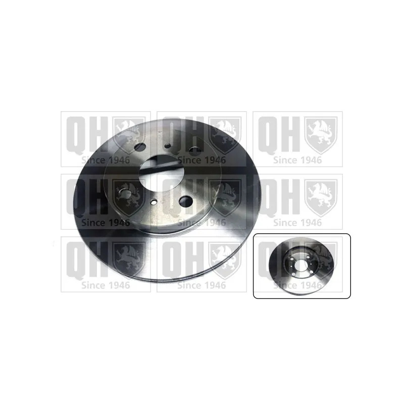 Jeu de 2 disques de frein avant QUINTON HAZELL BDC4415
