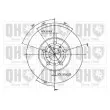 Jeu de 2 disques de frein avant QUINTON HAZELL BDC4418 - Visuel 2