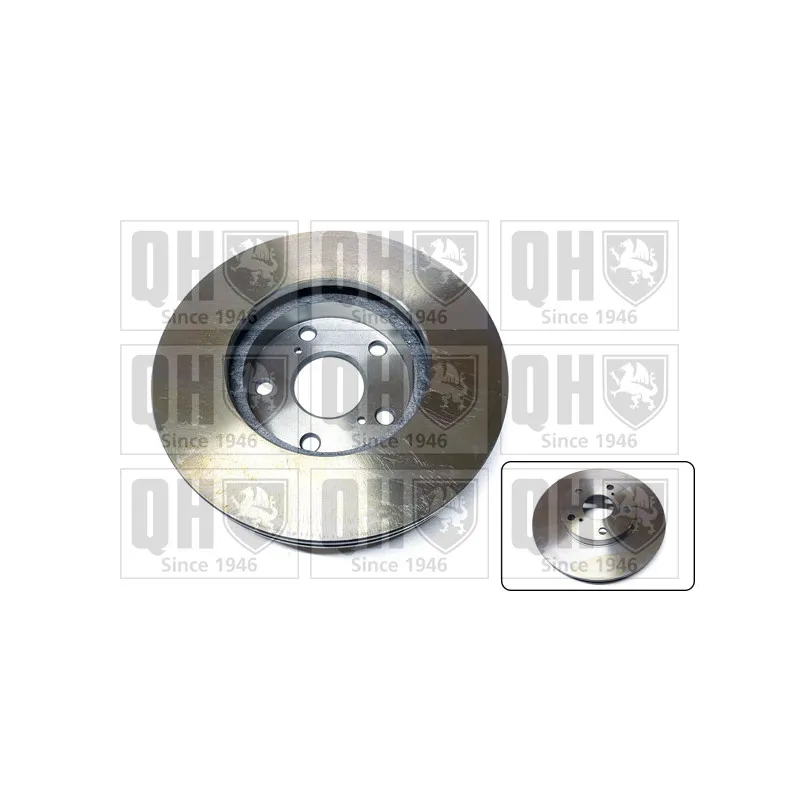 Jeu de 2 disques de frein avant QUINTON HAZELL BDC4422