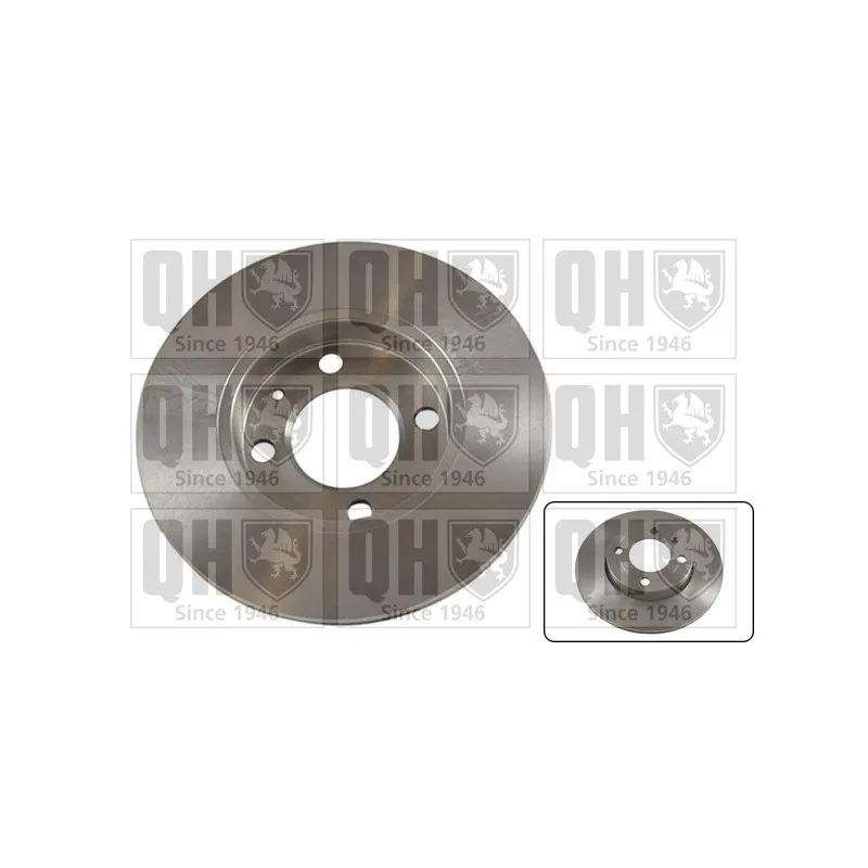 Jeu de 2 disques de frein avant QUINTON HAZELL BDC4503