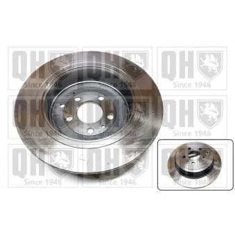 Jeu de 2 disques de frein arrière QUINTON HAZELL BDC4526