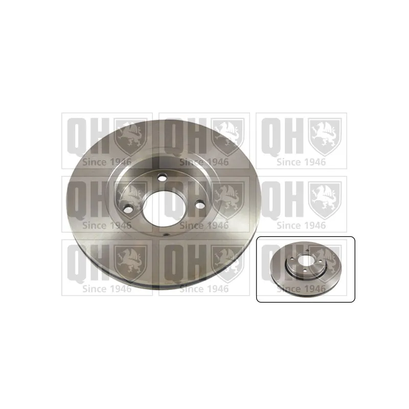 Jeu de 2 disques de frein avant QUINTON HAZELL BDC4528