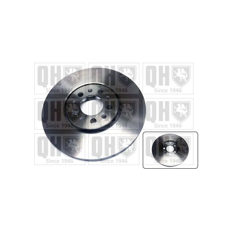 Jeu de 2 disques de frein avant QUINTON HAZELL BDC4531