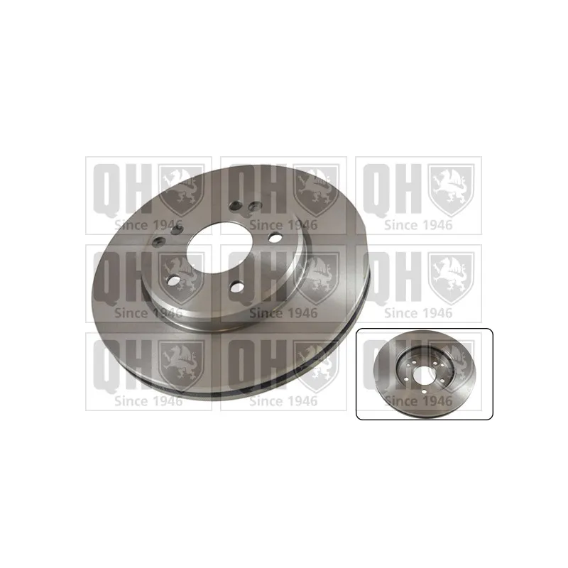 Jeu de 2 disques de frein avant QUINTON HAZELL BDC4539
