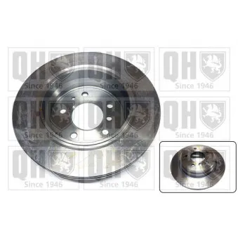 Jeu de 2 disques de frein arrière QUINTON HAZELL BDC4551