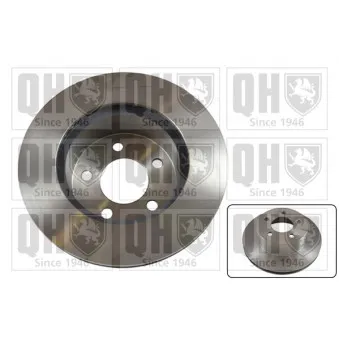 Jeu de 2 disques de frein avant QUINTON HAZELL BDC4559