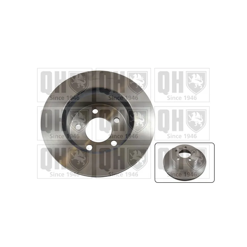 Jeu de 2 disques de frein avant QUINTON HAZELL BDC4559