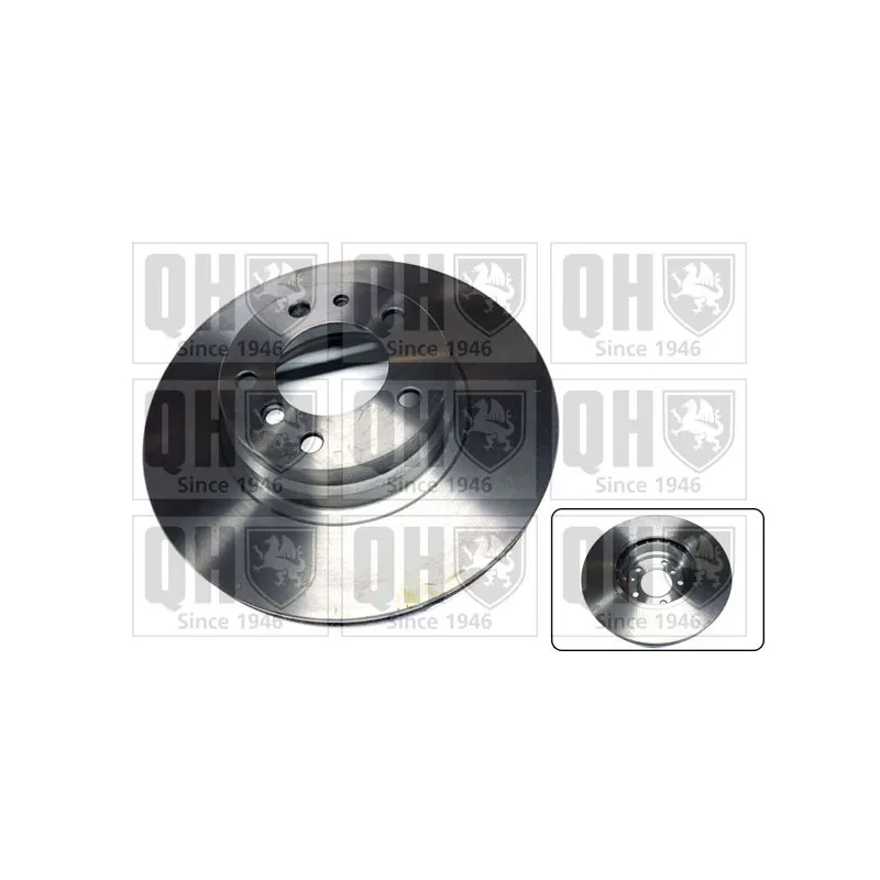 Jeu de 2 disques de frein avant QUINTON HAZELL BDC4561