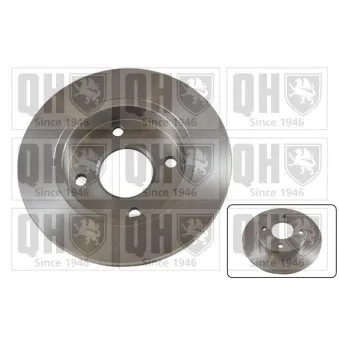 Jeu de 2 disques de frein avant QUINTON HAZELL BDC4577