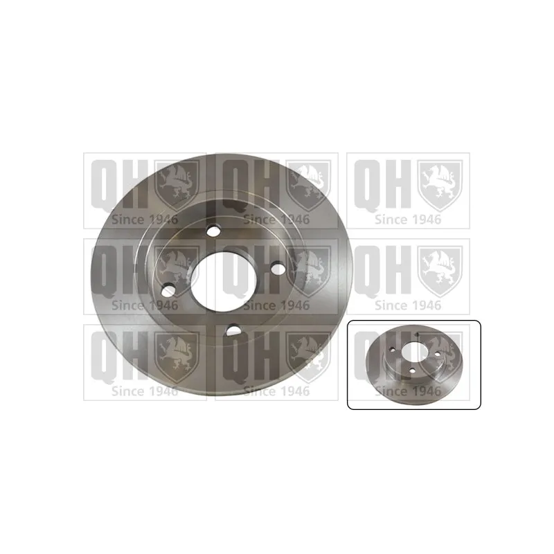 Jeu de 2 disques de frein avant QUINTON HAZELL BDC4577