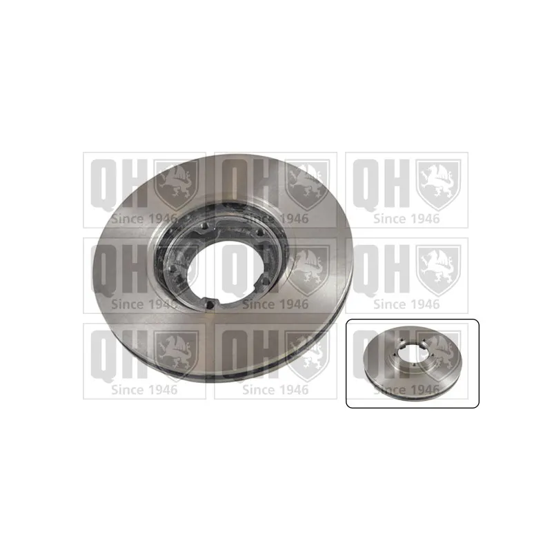 Jeu de 2 disques de frein avant QUINTON HAZELL BDC4583