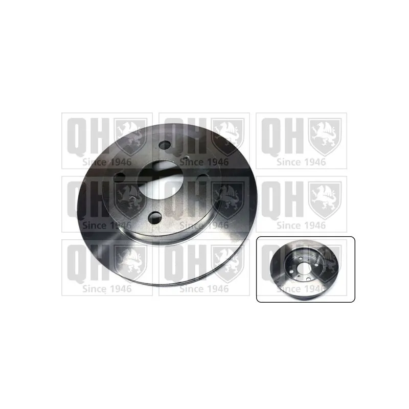 Jeu de 2 disques de frein avant QUINTON HAZELL BDC4591